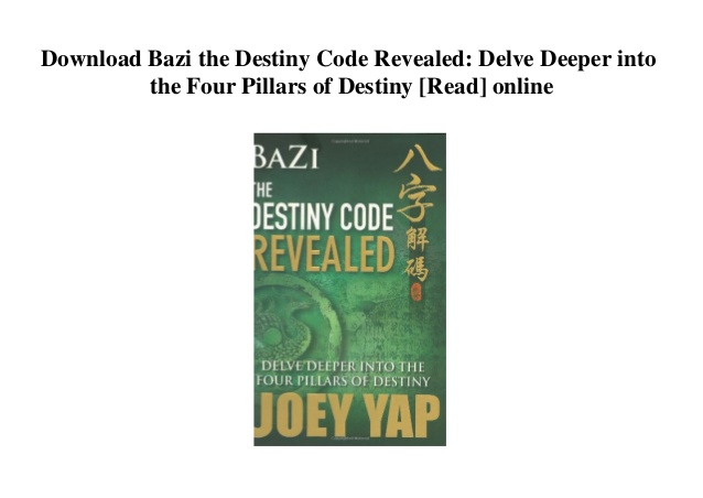 bazi the destiny code pdf