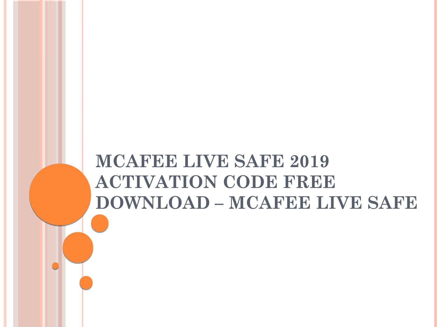 Mcafee Activation Code Free